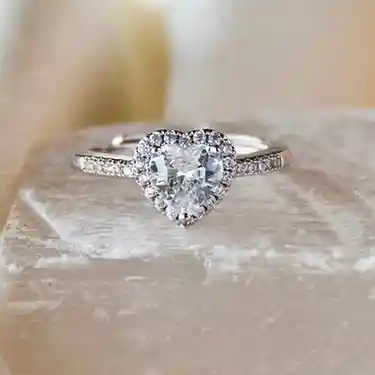 Upakarna Heart Diamond Ring Upakarna